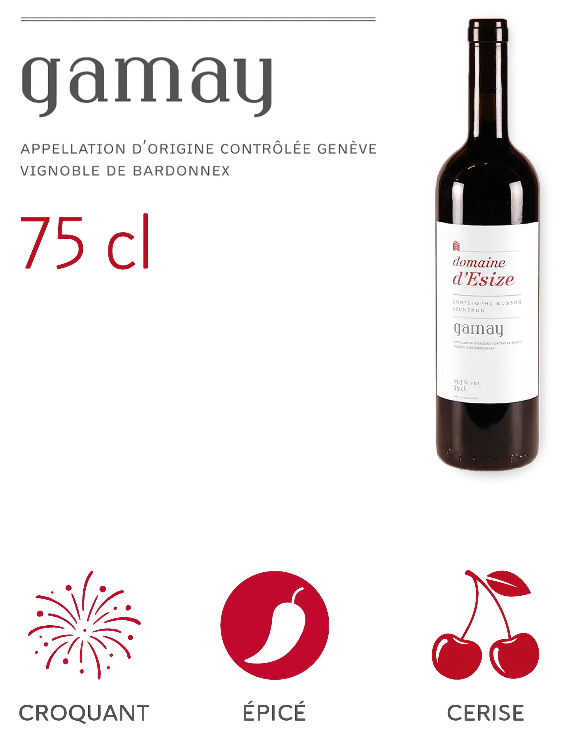 SURECART GAMAY 75CL