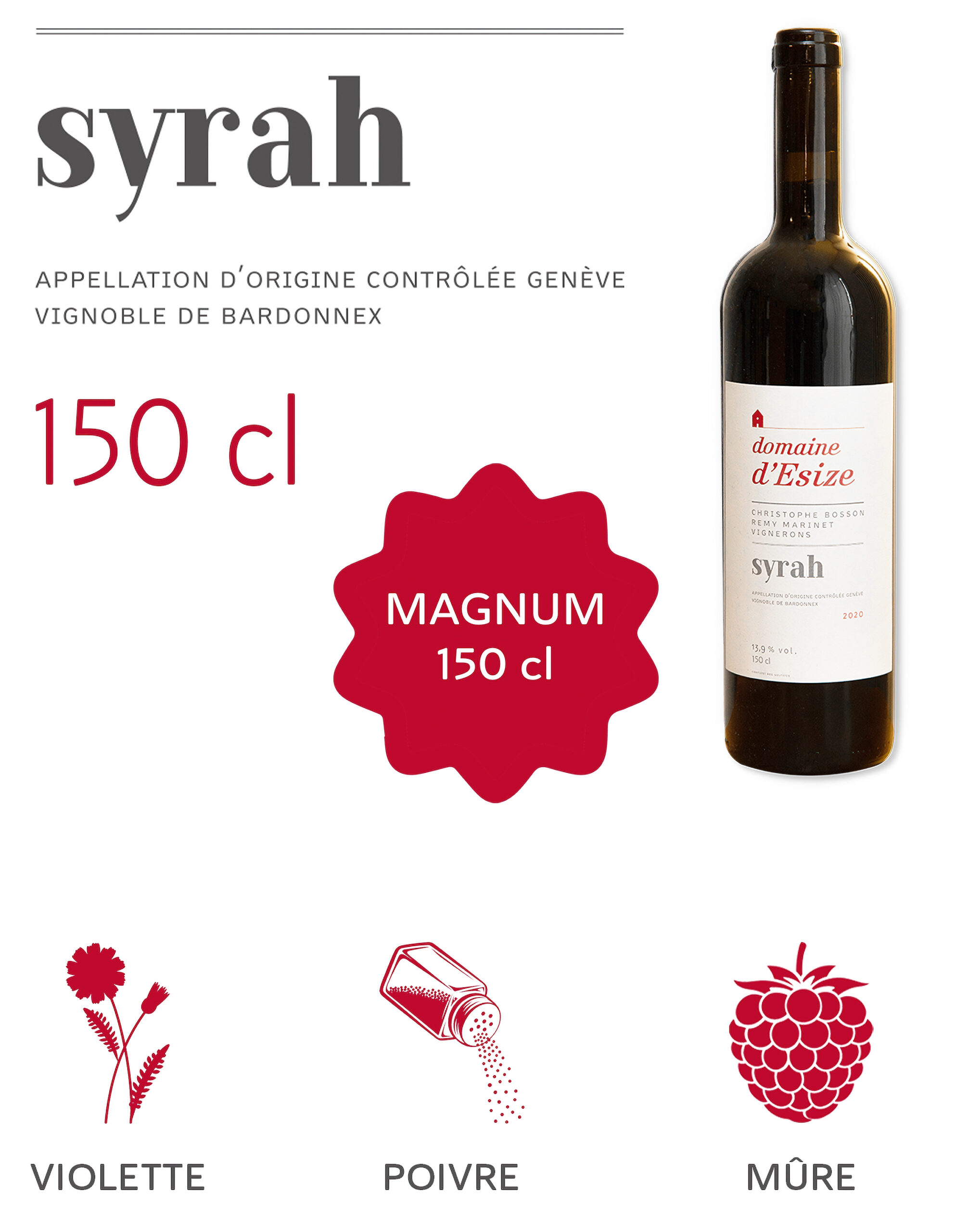 SURECART MAGNUM SYRAH 150CL