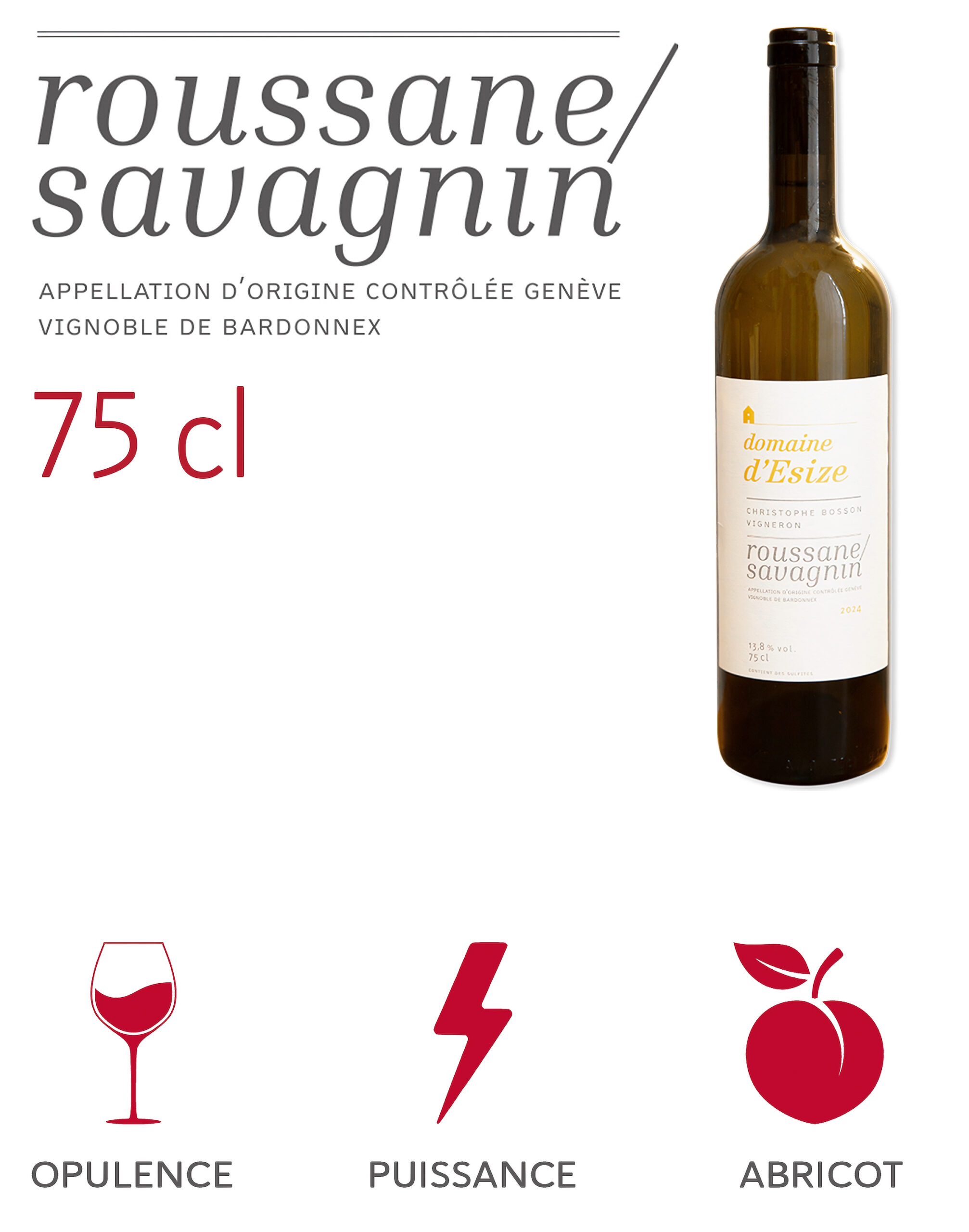 SURECART ROUSANE SAVAGNIN 75CL
