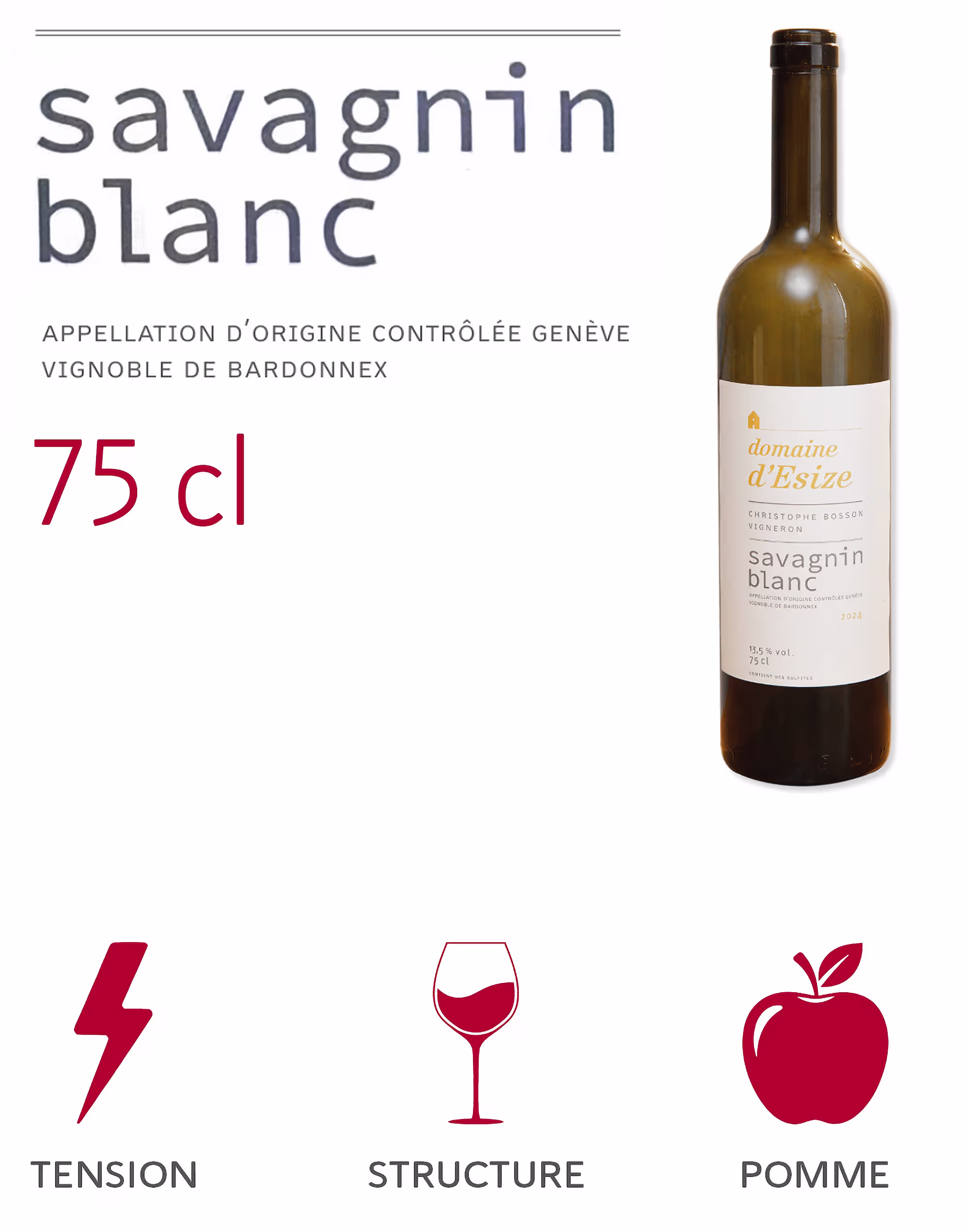 SURECART SAVAGNIN BLANC 75CL copie